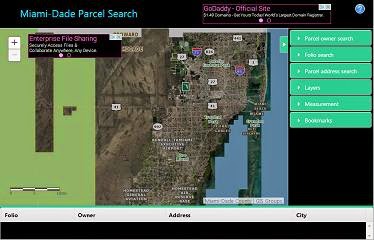 Miami GIS parcel search